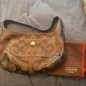 COACH bag with dust jacket